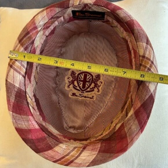 FINAL PRICE:  VINTAGE Red Ben Sherman UK Fedora - Picture 7 of 8